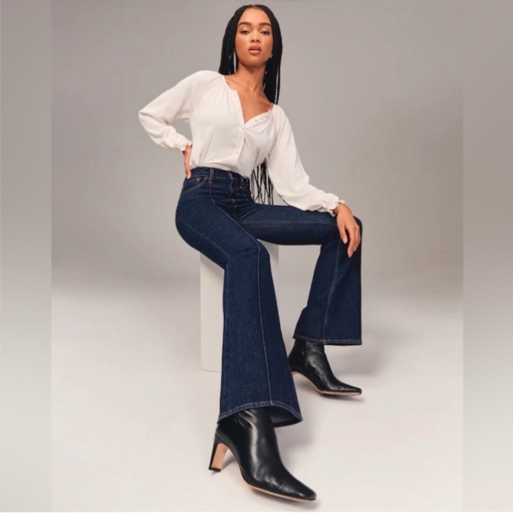 Abercrombie Curve Love Vintage High Rise Flare